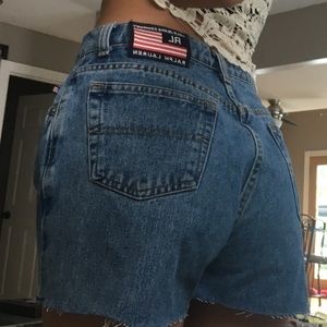 Vintage High Waisted Ralph Lauren Denim Shorts